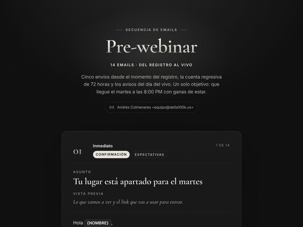 Vista previa pre-webinar